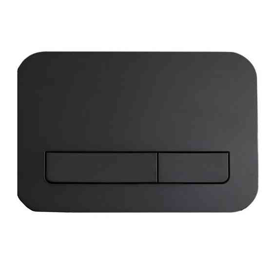 Панель змиву Koer KT-0609-05 240x160x7mm пластикова, кнопка лінійна (колір чорний матовий) (KR6131)   ( 20029 ) Харків