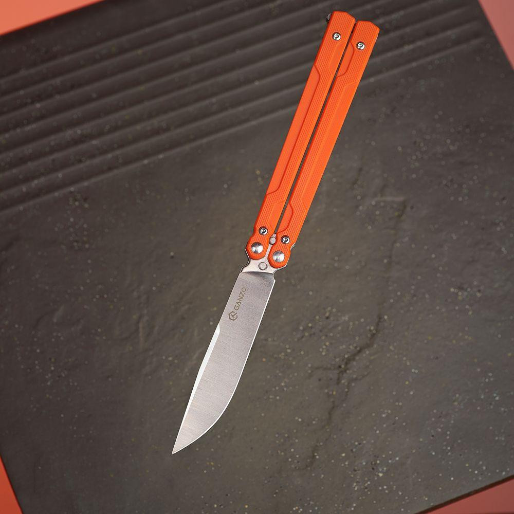 Нож-бабочка (балисонг) Ganzo G766-OR Ровно - изображение 10