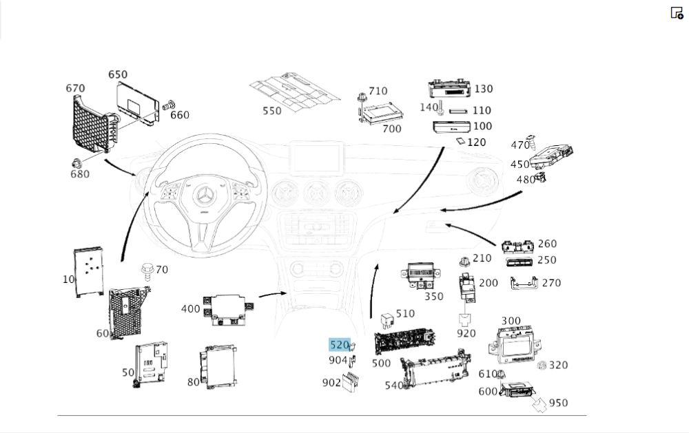 Mercedes-Benz  N000000007660 Запобіжник Maxi 50A червоний C-Class Coupe С205 C-Class W205 C-class Estate S205 C-Class Cabrio A205 E-class W213 E-class Одеса - фото 2