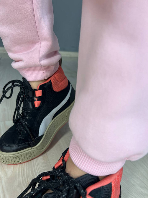 Штаны женские Pepper&mint 24-13 спортивные джоггеры резинка на талии утепленные розовые, розовый, L Киев - изображение 10