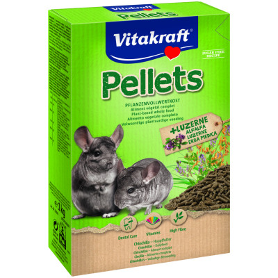 Корм для гризунів Vitakraft Pellets для шиншил 1 кг (4008239250766) Вінниця - фото 1