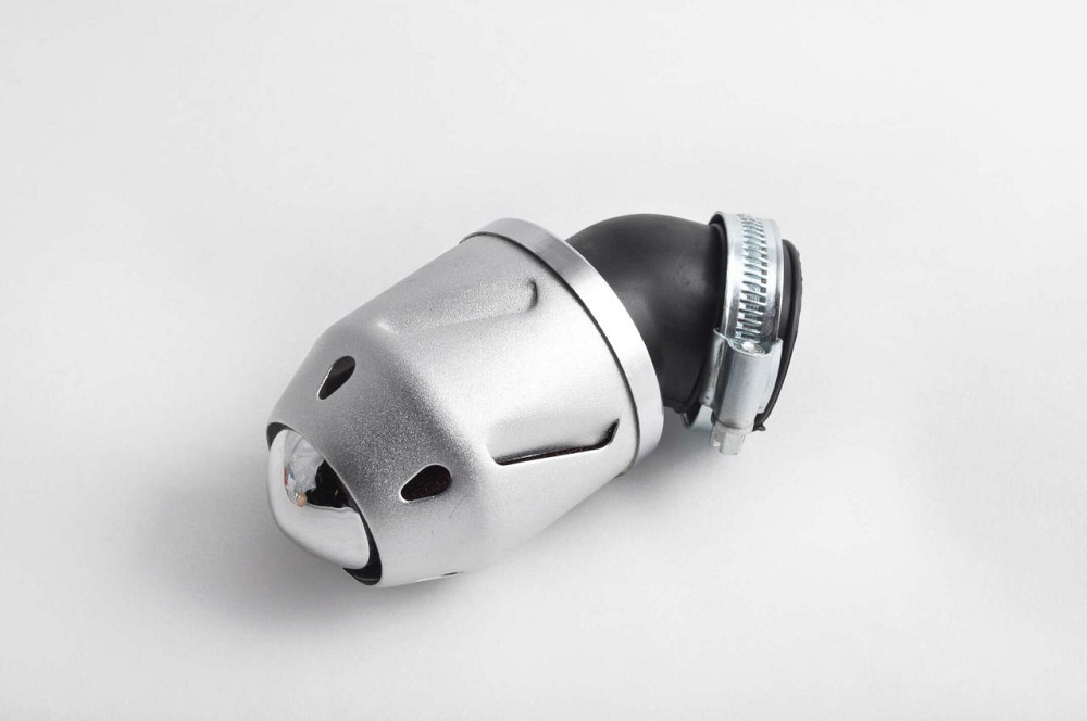 Фільтр повітряний (нульовик) Ø3см, 45*, куля (срібло) Мукачево - фото 1