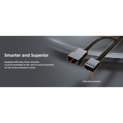 Кулер для корпуса ID-Cooling AF-125-K TRIO Винница - изображение 6