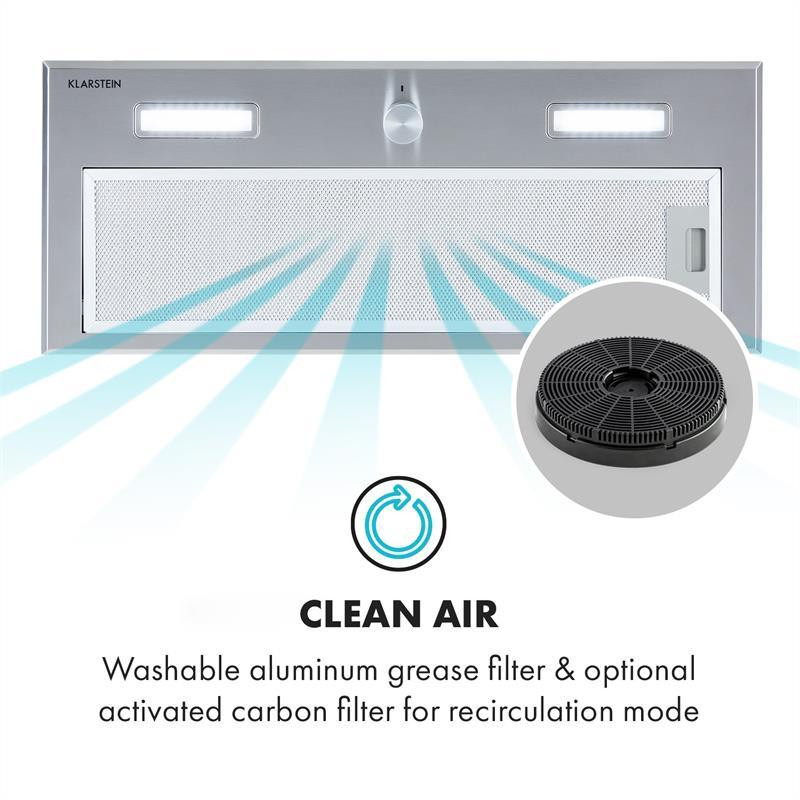 Встроенная вытяжка Simplica 70 см. Вытяжной воздух: 400 м³/ч Светодиод из нержавеющей стали 70 см. (Германия, Ровно - изображение 7