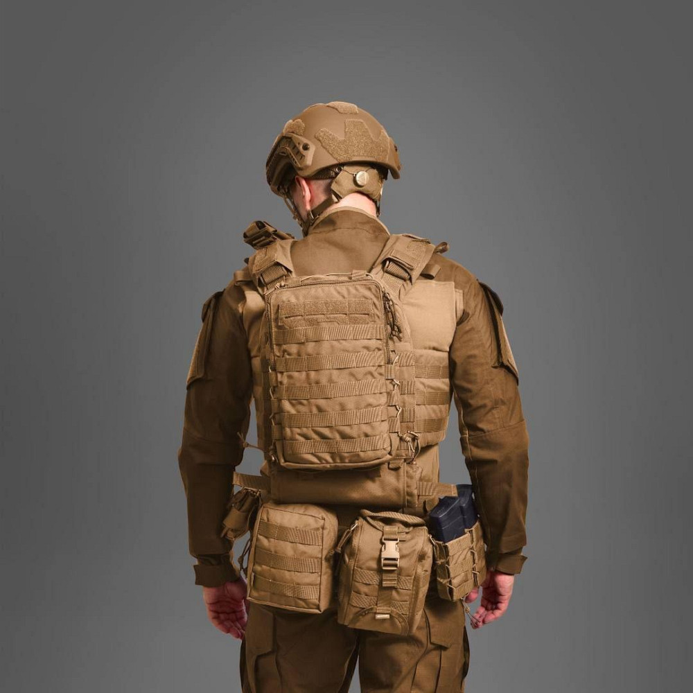 Плитоноска тактична без плит MPS М8 Pro Cordura 1000 Койот Вінниця - фото 8