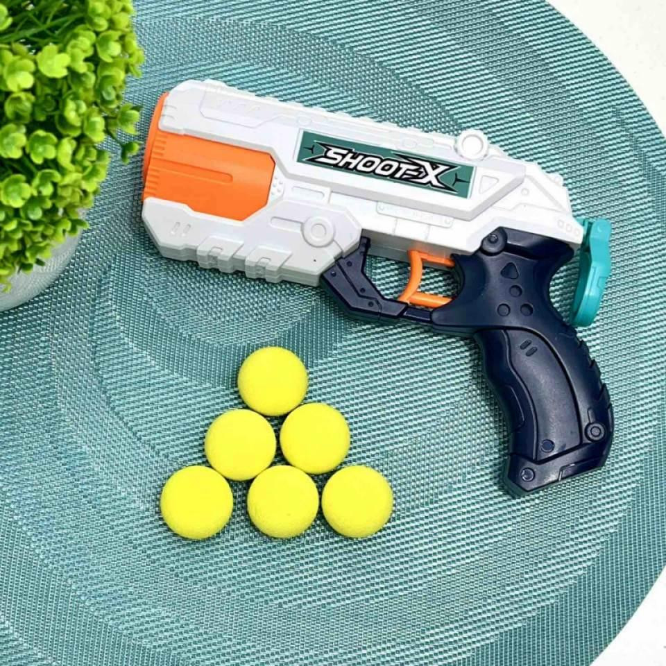 Бластер іграшковий з кульками 20 см Білий (648-32) Чернигов - изображение 1