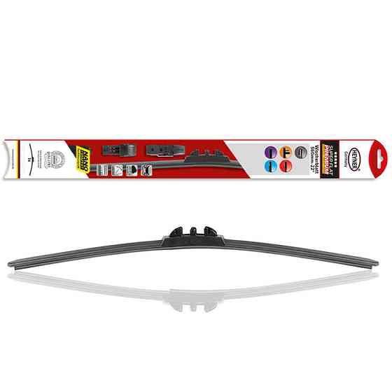 Щітка склоочисника (двірник) безкаркасна (усі адапетри) "Super Flat Premium" 560мм Heyner, 282000 Київ