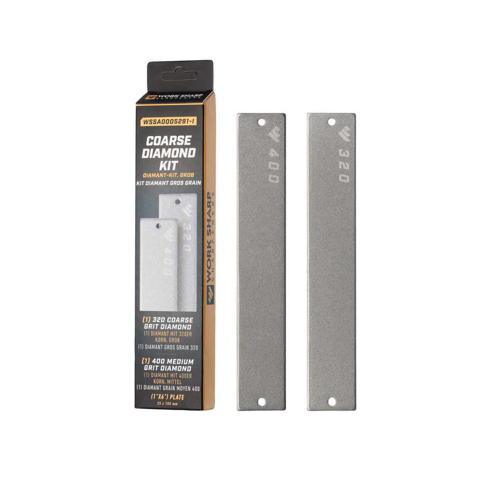 Work Sharp набір змінних пластин Coarse Diamond (320/400) для точилки WSBCHPAJ-PRO, 2 шт Рівне - фото 1