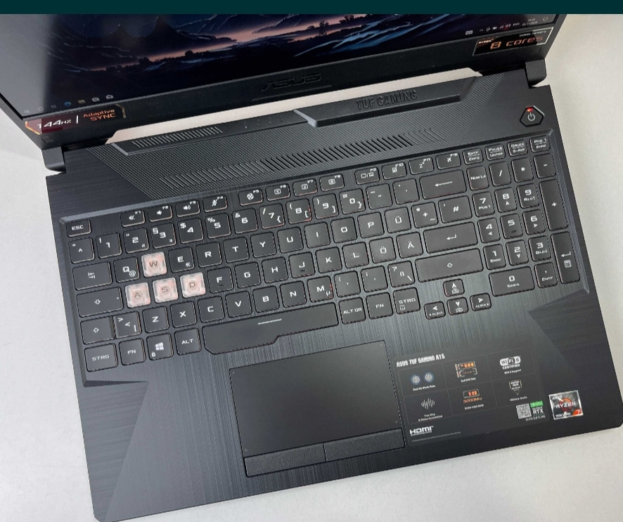 ASUS TUF A15 Ryzen 7 5800H RTX 3070 8Gb 144Hz 16Gb SSD 512Gb Ноутбук Київ - фото 2