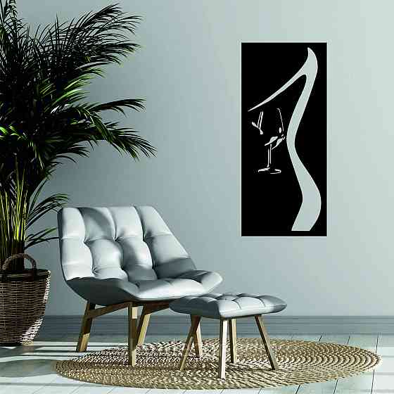 Декоративное настенное Панно «Силуэт женщины», Декор на стену Киев