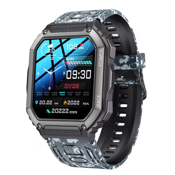 Смарт-часы наручные Lige BW0417 Черный Винница