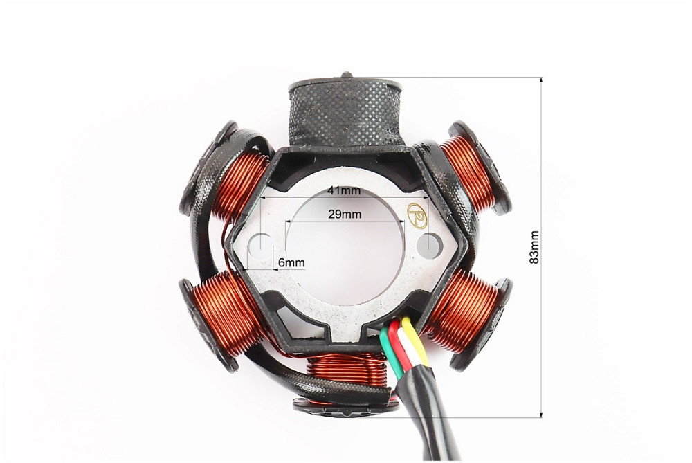 Статор магнето (генератора) Honda DIO AF18 / 27 (6 котушок роз'єм "тато 5 + 1"), від 2шт -5% Киев - изображение 3