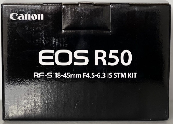 Фотоаппарат: Canon EOS R50 Kit RF-S 18-45mm. IS STM Black (5811C033). Харьков - изображение 1