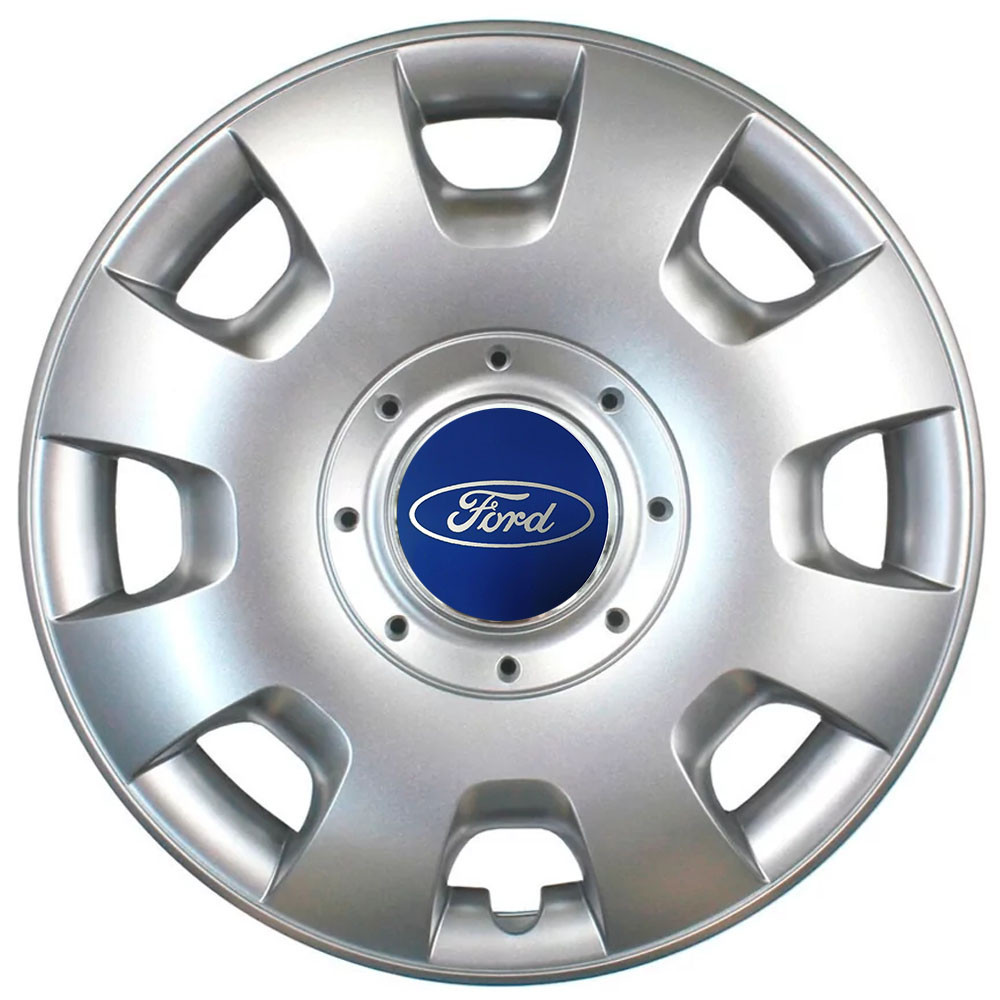 Автомобільні модельні ковпаки R14 Ford 209 4шт, SJS, сріблясті Київ - фото 1