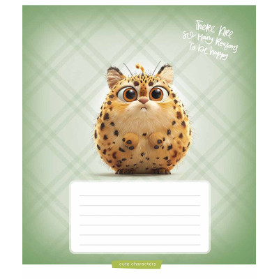 Тетрадь Школярик Cuties 12 листов линия (012-3501L) Винница - изображение 3