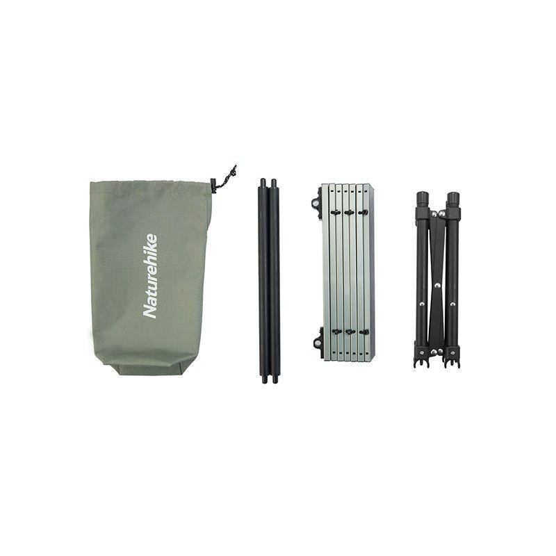 Раскладной стол Naturehike CNH22JU050, алюминий, темно-зеленый Ровно - изображение 4