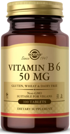 Витамин В6 Solgar Vitamin B6 50mg 100 табr Киев