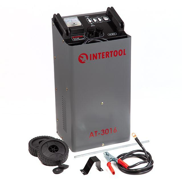 Пускозарядний пристрій 12 В - 24 В 300 А 1.2 кВт INTERTOOL AT-3016 Коломия - фото 5
