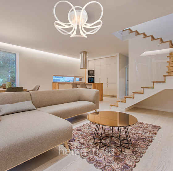 Люстра світлодіодна виробництво Sirius LED 0016 біла Київ