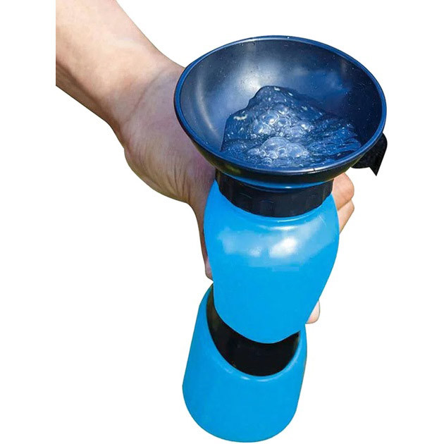 Поїлка для собак дорожня переносна Aqua Dog 537 мл портативна пляшка для великих та дрібних собак FS-97 MA-16 Івано-Франківськ - фото 10