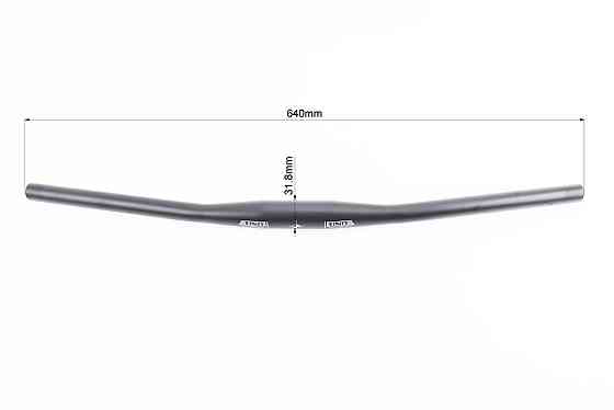 Кермо MTB 31,8х640мм, back sweep 9°, алюмінієве, чорне HB FB-11 Київ