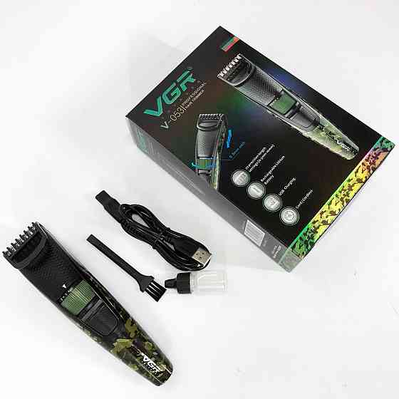 Машинка для стрижки на акумуляторі VGR-053, Універсальний тример для стрижки та гоління DA-65 Івано-Франківськ