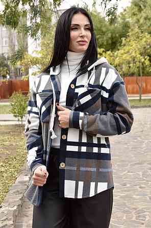 Жіноча тепла сорочка "Delta" оптом | Норма 46-48, Шоколадний Київ