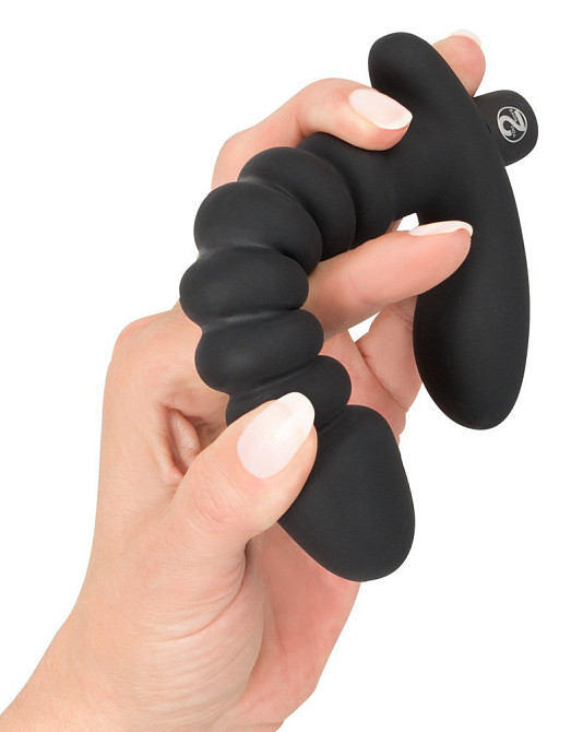 Анальний вібратор - Black Velvets Vibrating Plug Medium Sex Aura Київ - фото 6