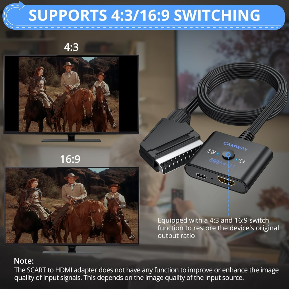 Конвертер SCART в HDMI Camway Луцк - изображение 3