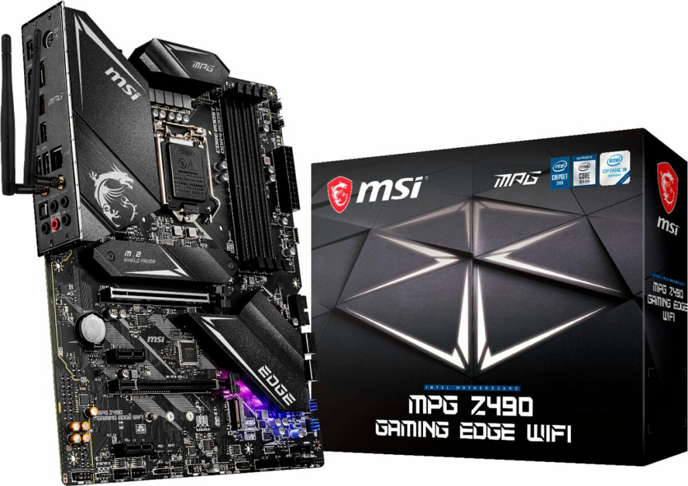 Материнська плата MSI MPG Z490 GAMING EDGE WIFI (s1200, Intel Z490, PCI-Ex16) Киев - изображение 2