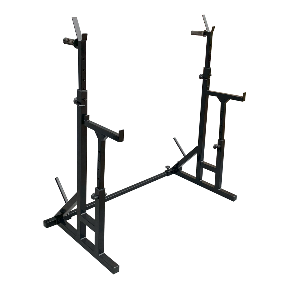 Регулируемые стойки под штангу со страховкой и брусьями Черные Киев - изображение 2