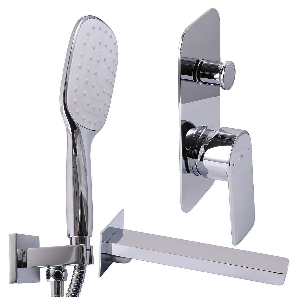 Змішувач для ванни вбудований TOPAZ SARDINIA TSG 08202-V-H20 Тернопіль - фото 5