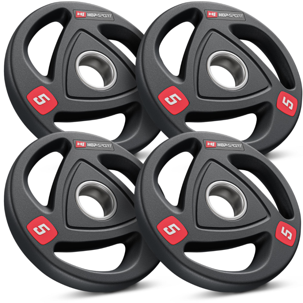 Набір дисків олімпійських Hop-Sport 4 х 5кг Киев - изображение 1