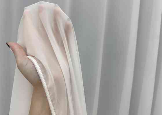 Тюль VR-Textil Креп-масло Теплый белый 300х270 см (40-181) Киев