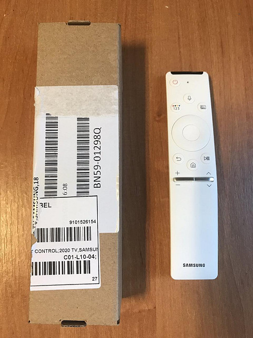 Пульт Samsung белый оригинальный смарт голосовой BN59-01298Q для телевизора Самсунг универсальный блютуз Каменское - изображение 2