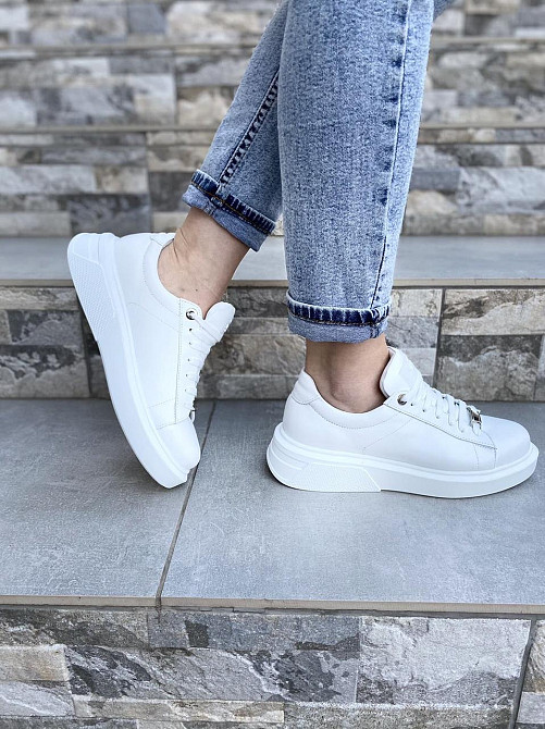 VLADEKS Кеди жіночі VLADEKS 1166 білі (весна-осінь, шкіра натуральна) (4413) Коломыя - изображение 3