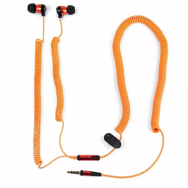 Навушники дротові "Bungee", оранжеві Рівне - фото 1