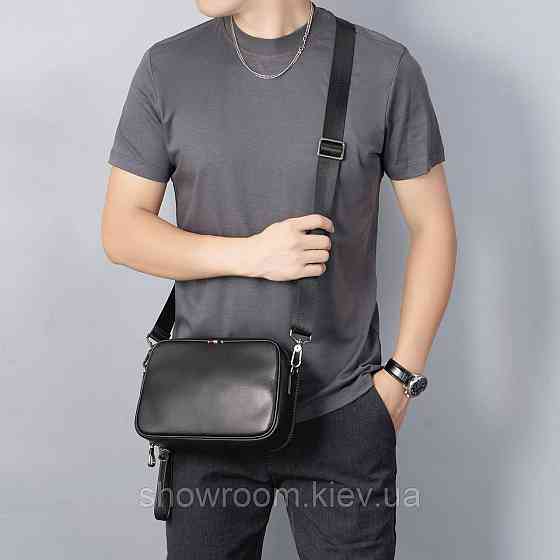 Мужская кожаная барсетка Leather Collection (5012) Киев