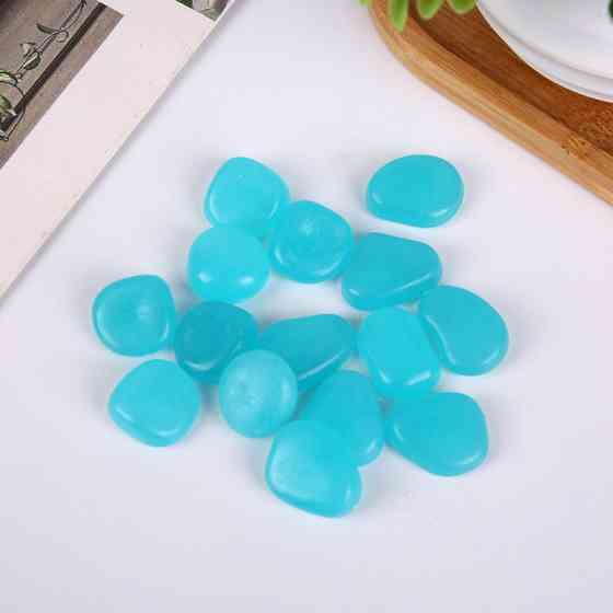 Фосфорні камені в акваріум 10 штук блакитний Київ