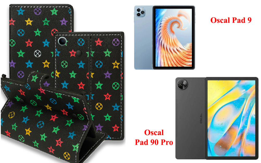 Книга-трансформер для планшета Oscal Pad 200, цвет Black Lyi Black Киев - изображение 1