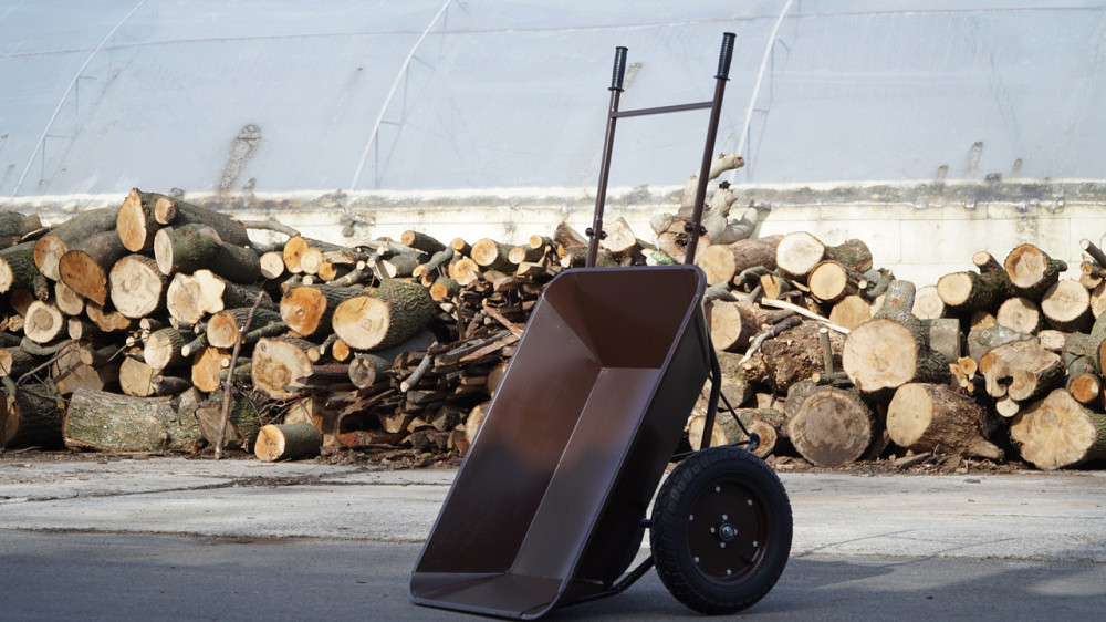 Тачка строительная Garden joys 390 Шоколад Тачка строительно-садовая Тачка на больших колесах Белая Церковь - изображение 5