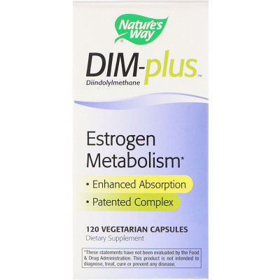 Трави Nature&apos;s Way Метаболізм естрогенів, DIM-plus, Estrogen Metabolism, 120 ка (NWY-14850) Вінниця - фото 1