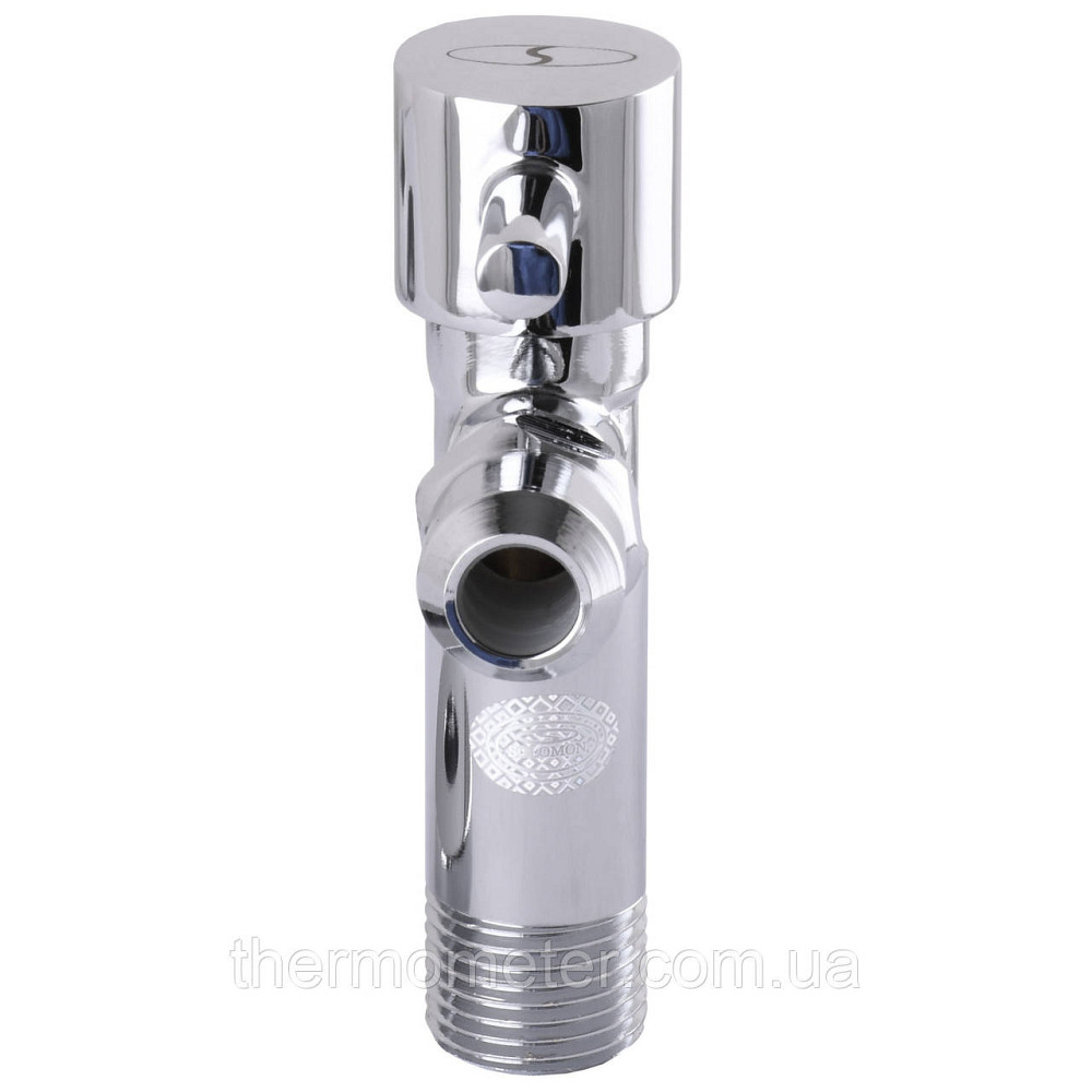 Кран полуоборотный угловой с цангой SOLOMON 1/2″х 3/8″ Lazer 7076 ( 2 шт.) Киев - изображение 4
