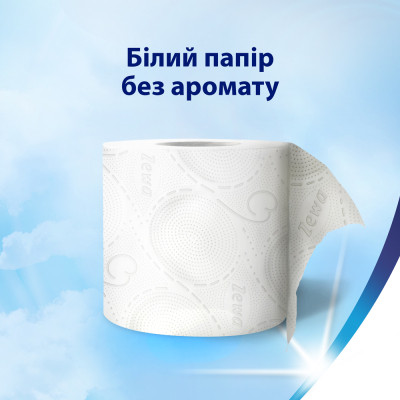 Туалетная бумага Zewa Deluxe белая 3 слоя 12 рулонов (7322540989779) Винница - изображение 8