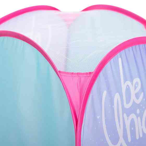 Намет дитячий 80×80×100 см ігровий намет для дівчаток вуличний з єдинорогом Рожевий HP-S-2ND Коломия