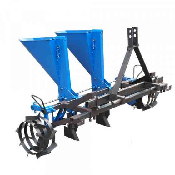 Часникосаджалка 2-рядна (для мінітрактора) (ложки збільшені Ø34) (ЧС17) Харьков