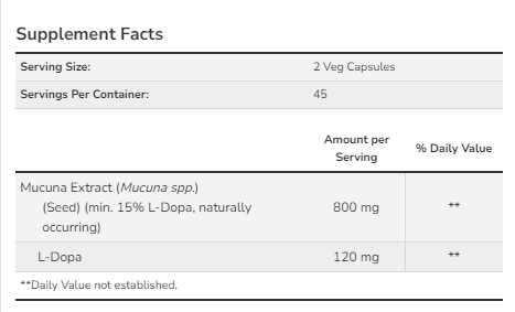 Dopa Mucuna - 90vcaps Луцьк