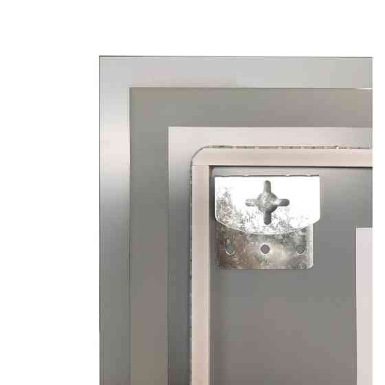 Зеркало Zerix Kubix MR03-80x60-REVERSE с LED Touch, Anti-fog, диммером, регулятором яркости (ZX6053) Киев