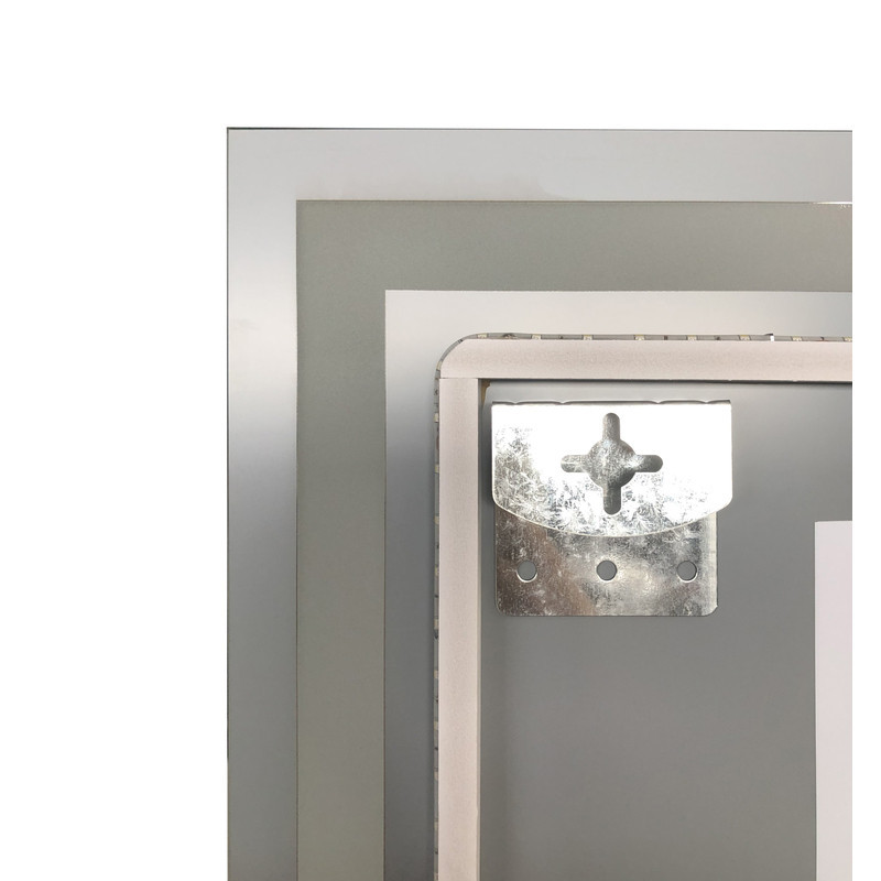 Зеркало Zerix Kubix MR03-80x60-REVERSE с LED Touch, Anti-fog, диммером, регулятором яркости (ZX6053) Киев - изображение 4