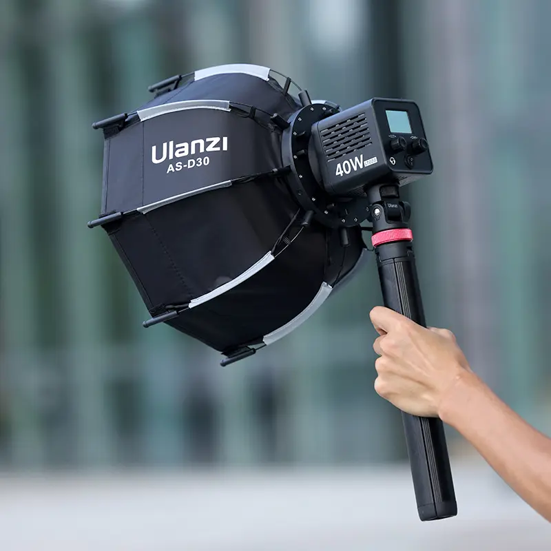 Софтбокс Ulanzi AS-D30 Octagonal Softbox, 30cm, Mini Bowens Mount and Grid (UV-L083GBB1 AS-D30) Київ - фото 17